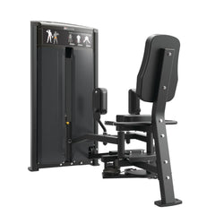IMPULSE IF93 DUAL INNER-OUTER THIGH COMB WITH 235LB WEIGHT STACK BLACK