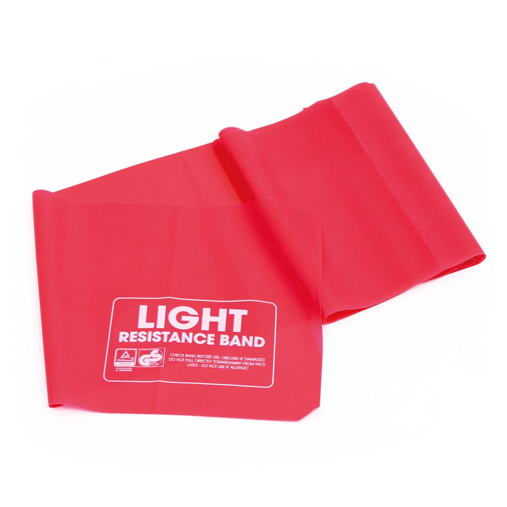 LATEX EXERCISE BAND LIGHT RESISTANCE, 1.2M