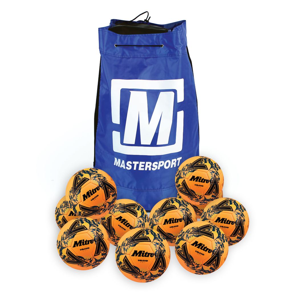 MITRE CALCIO 2.0 ORANGE, SIZE 5, BAG OF 10