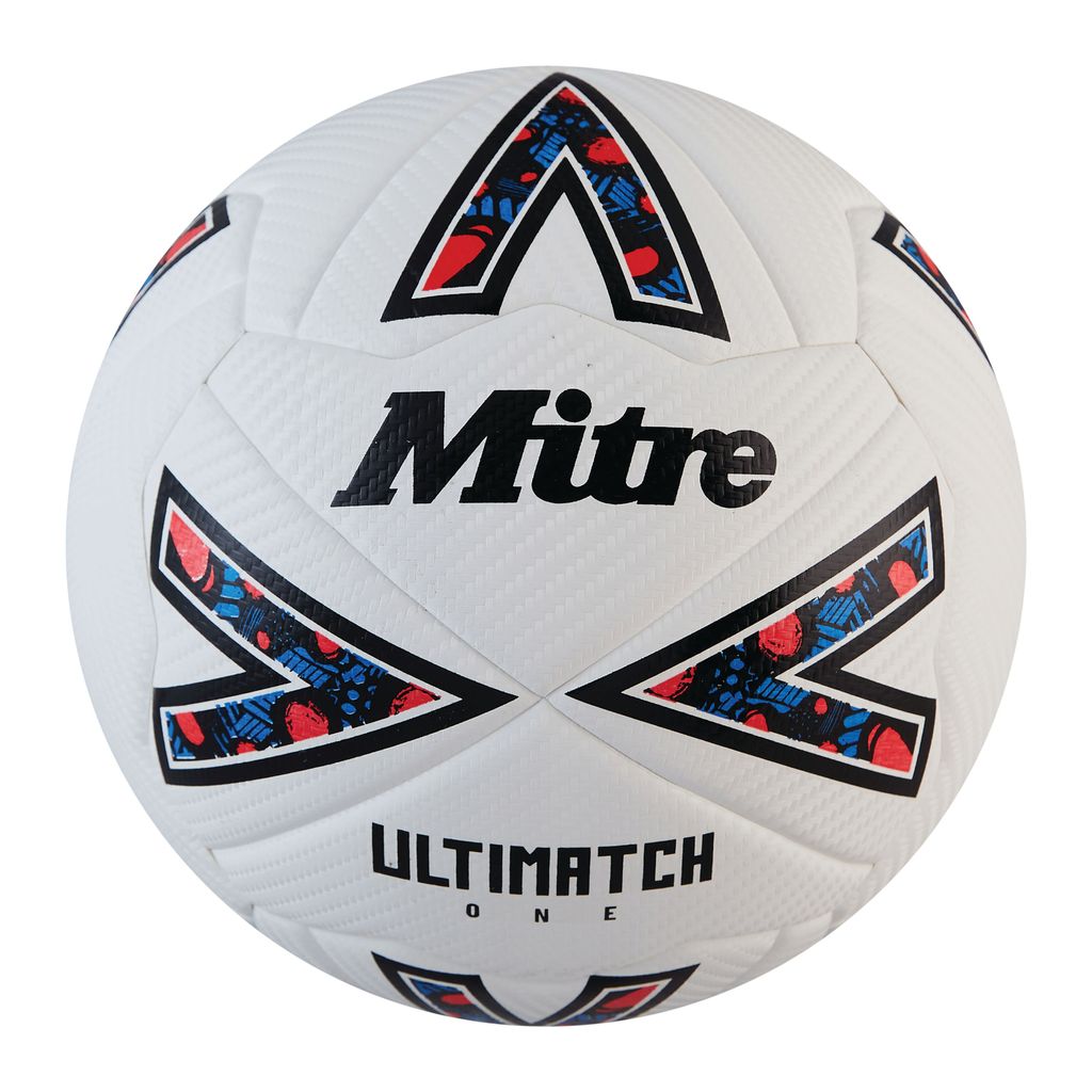 MITRE ULTIMATCH FOOTBALL WHITE, SIZE 5