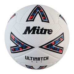 MITRE ULTIMATCH FOOTBALL WHITE, SIZE 5