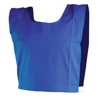 COTTON BIB LARGE, BLUE