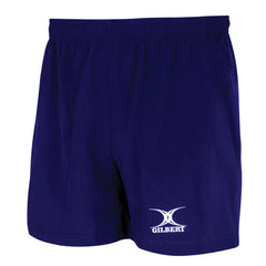 GILBERT VIRTUO RUGBY SHORTS NAVY BLUE, LARGE 36-"