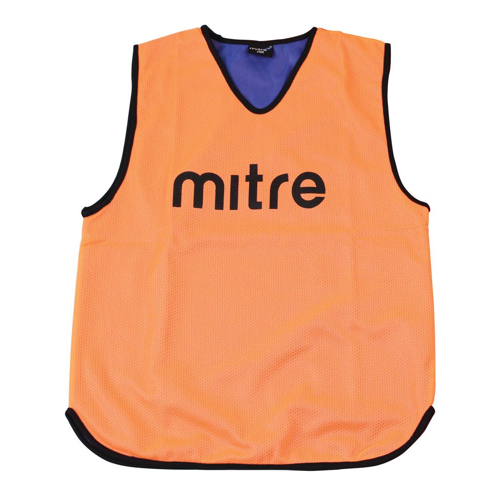 MITRE PRO REVERSIBLE TRAINING BIB ORANGE-ROYAL BLUE, LARGE