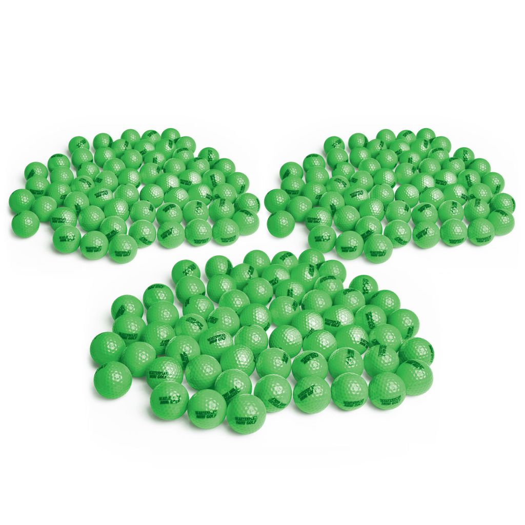 MASTERPLAY MINI GOLF BALL LIME GREEN, BOX OF 300