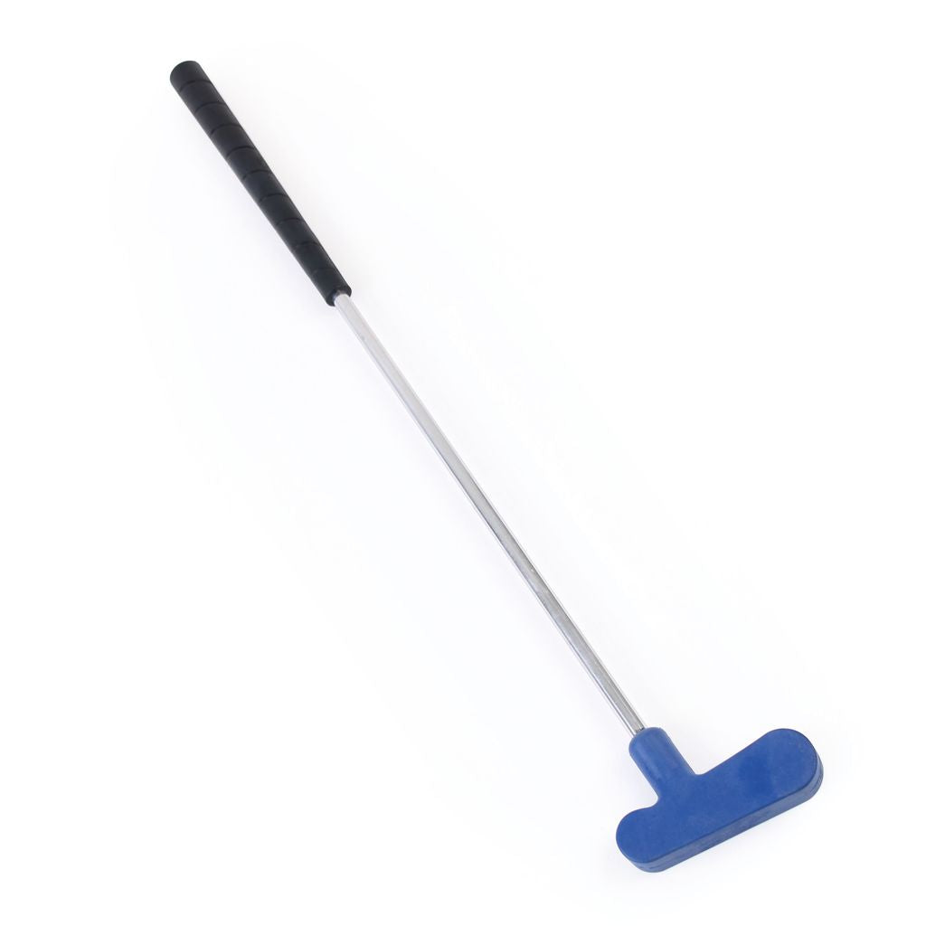 RUBBER HEADED GOLF PUTTER WITH ALUMINIUM SHAFT 27-", BLUE