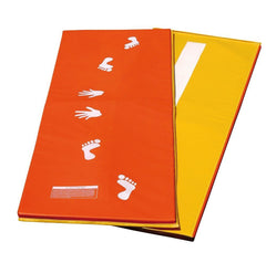 CARTWHEEL-BEAM MAT ORANGE-YELLOW, SINGLE UNIT