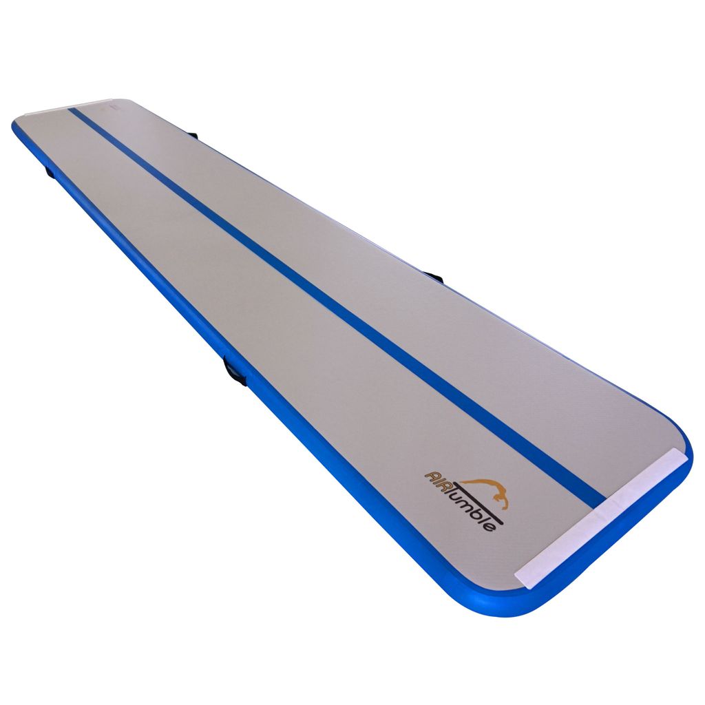 STANDARD SCHOOL AIRTUMBLE TRACK 6M X 1M X 10CM, BLUE-GREY