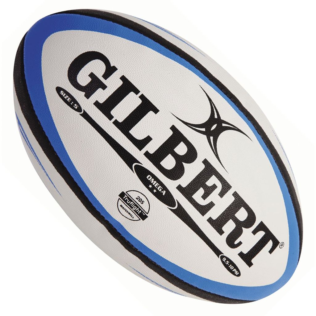 GILBERT OMEGA MATCH RUGBY BALL SIZE 5