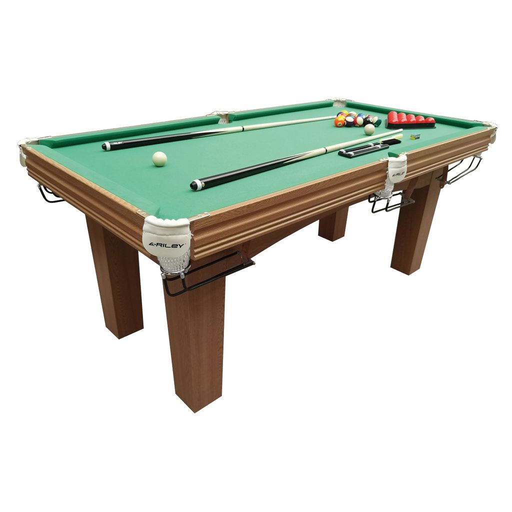 RILEY SANDRINGHAM SNOOKER TABLE 6-'