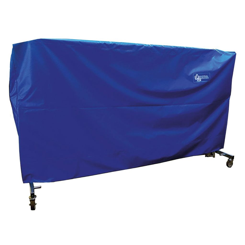 TRAMPOLINE COVER MODEL GM, LIFT-LOWER ROLLER STANDS