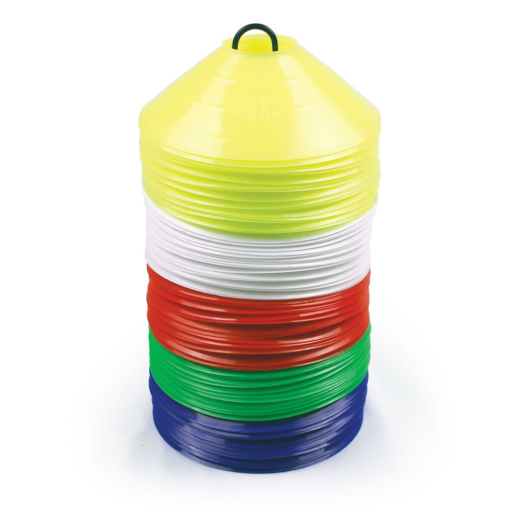 SPACEMARKERS - 200MM DIA. MIXED COLOURS, SET OF 100