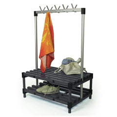 STACARAC DOUBLE SIDES BENCH AND RAIL 2M GREY