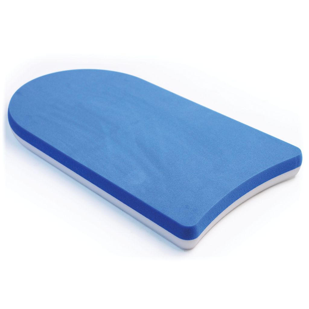 CLUB SWIMMING KICKBOARD BLUE-WHITE 480MM X 285MM X 38MM
