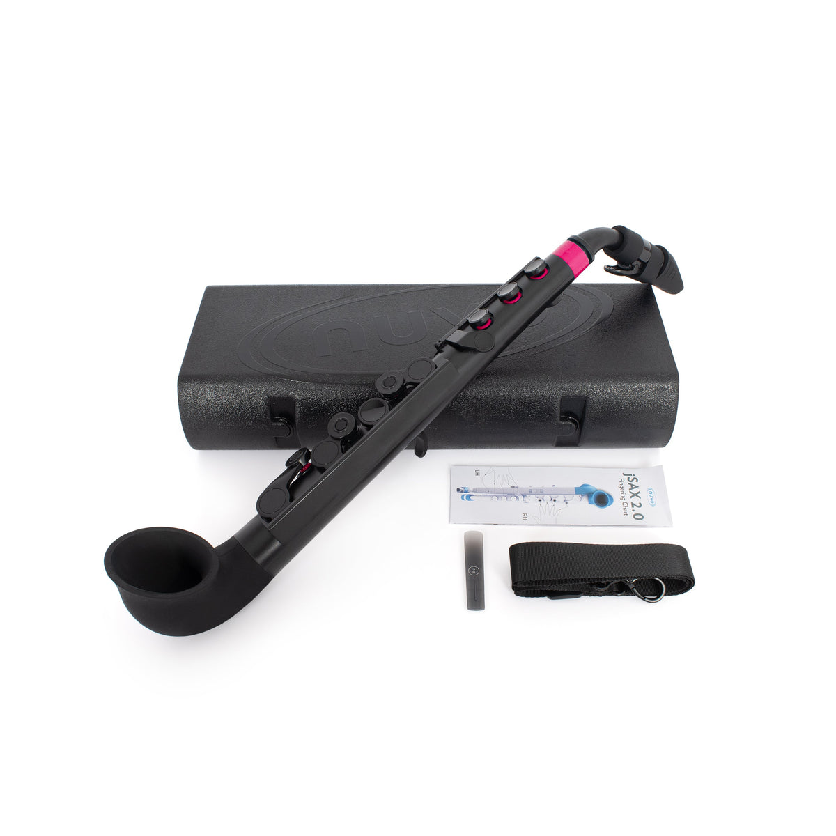 Nuvo N520J jSax supplied with case - Black with pink trim