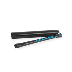 Nuvo N320 descant recorder+ - Black with blue trim