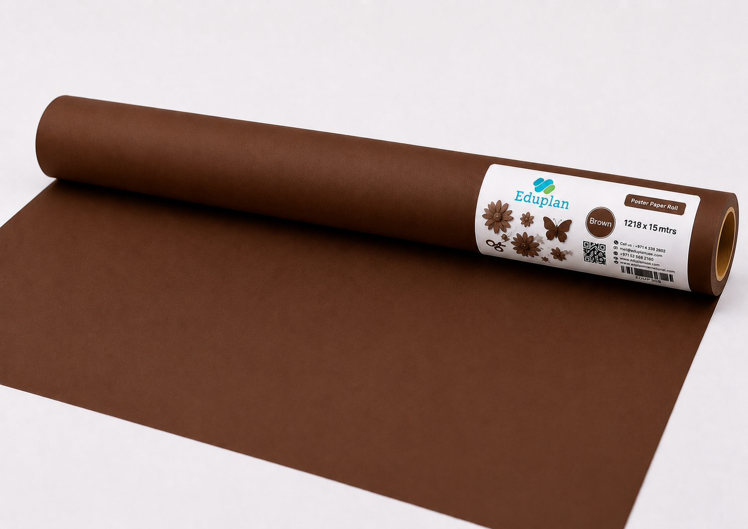 Eduplan Poster Paper Roll 1218x15M brown
