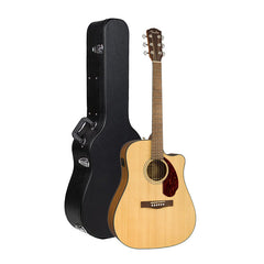 Fender CD140SCE cutaway electro-acoustic guitar - Natural
