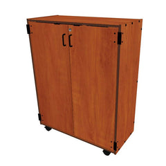 Wenger mobile choral folio cabinet with doors – 84 shelves