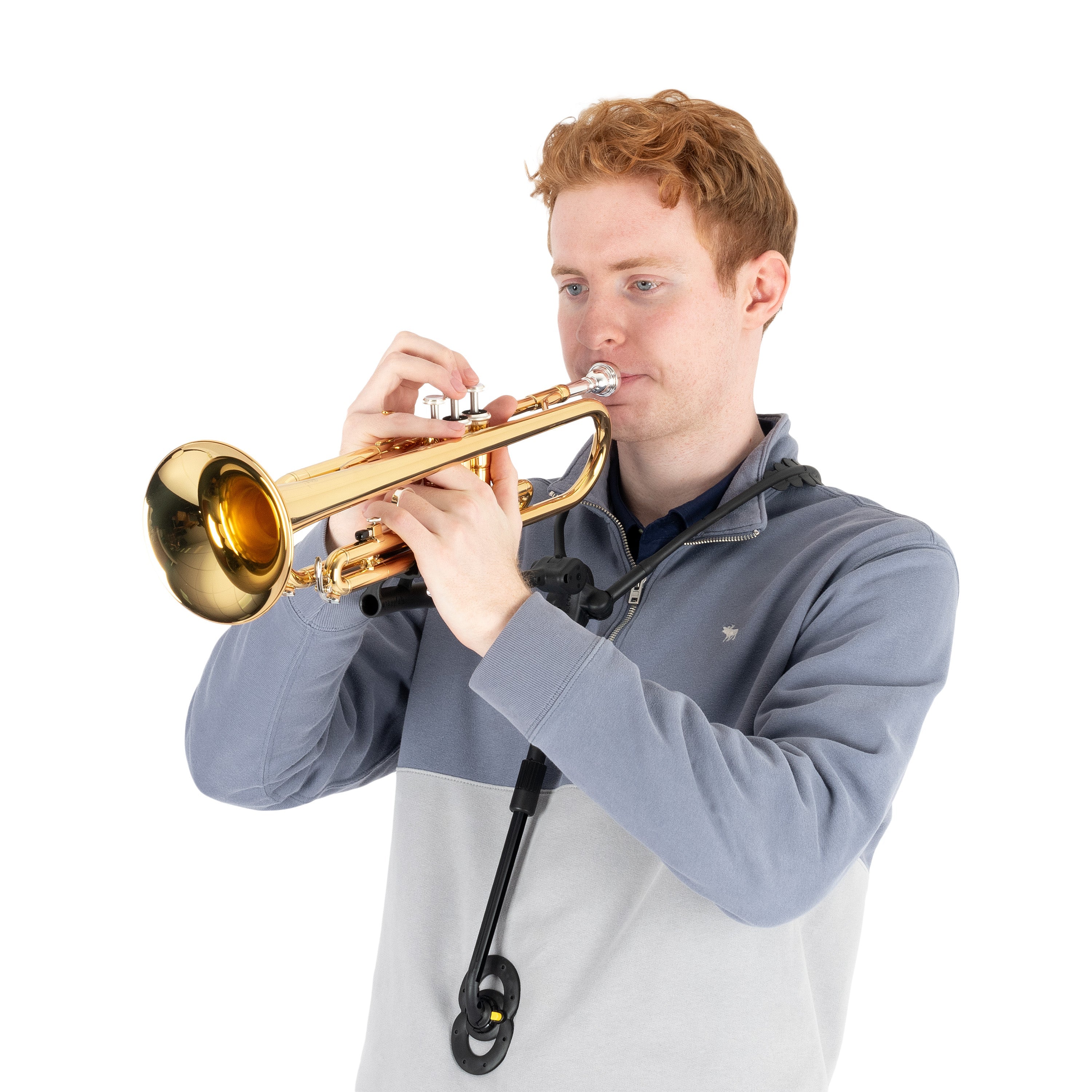 Jazzlab TRUMPETHOLDER XL trumpet harness for larger players