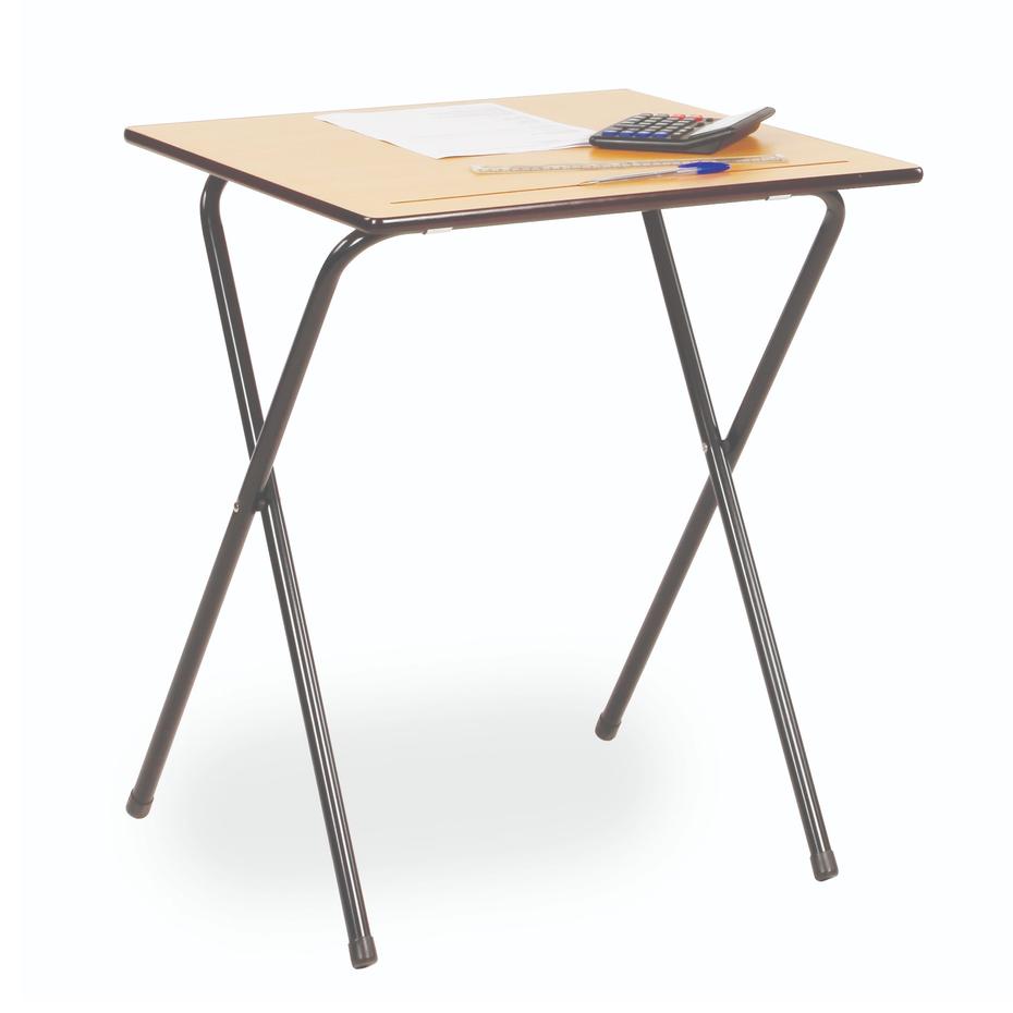 Monarch 'Exam Pack' set of 25 exam desks with trolley