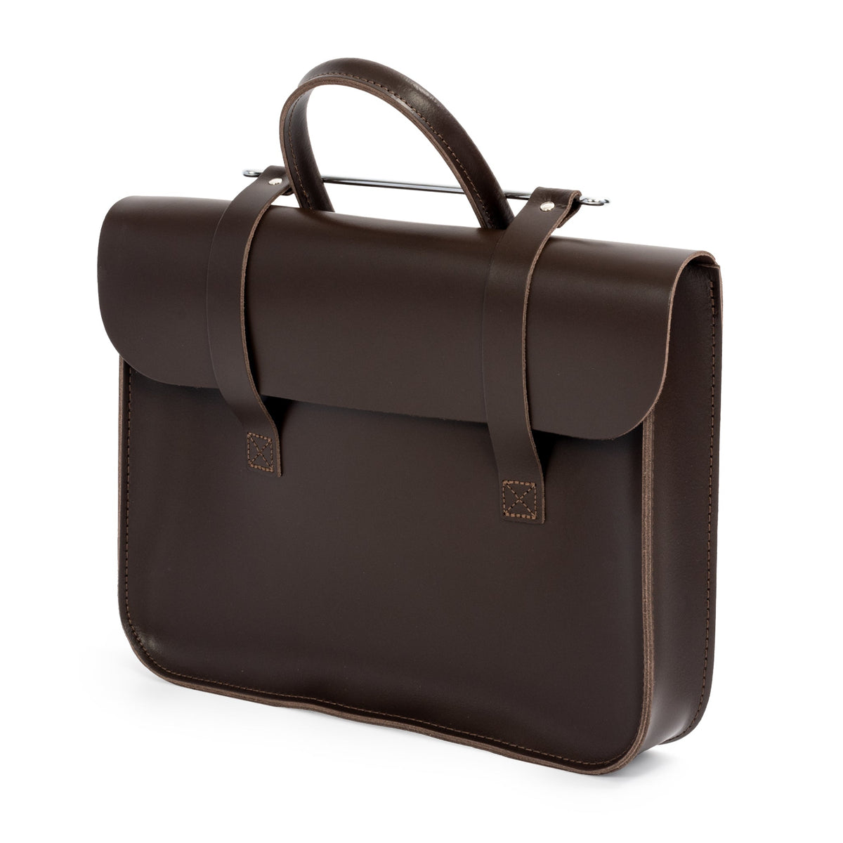 Oxford Traditional leather music case – Chocolate brown