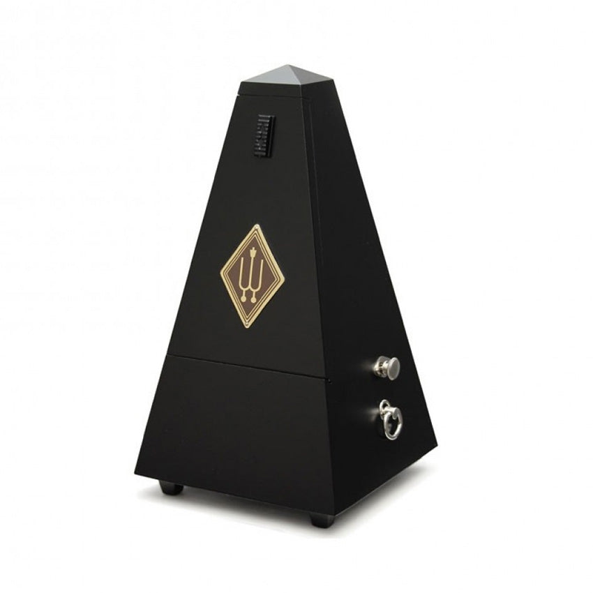 Wittner traditional wooden metronome, with bell – Black satin