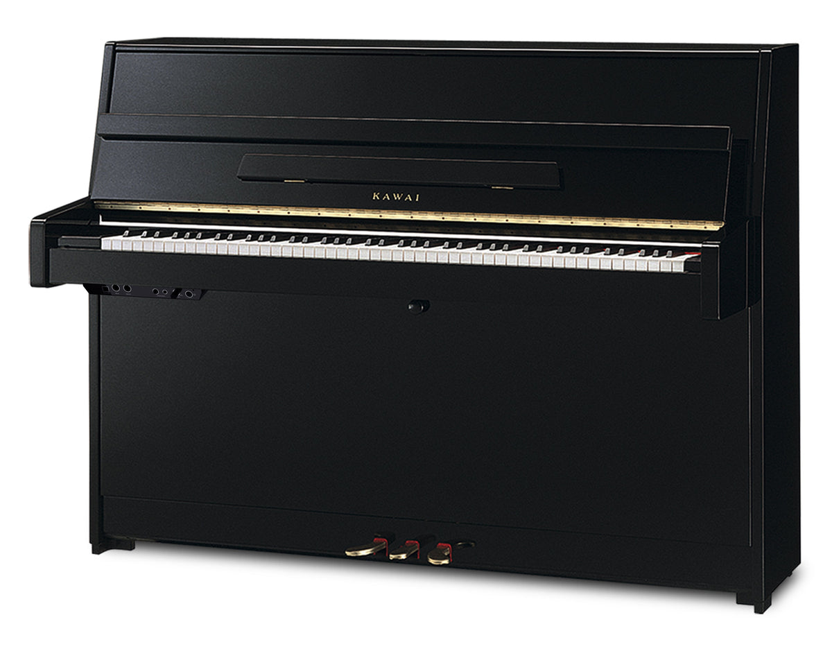 Kawai K-15 ATX3L 'Anytime X3' Upright Piano – Polished Ebony