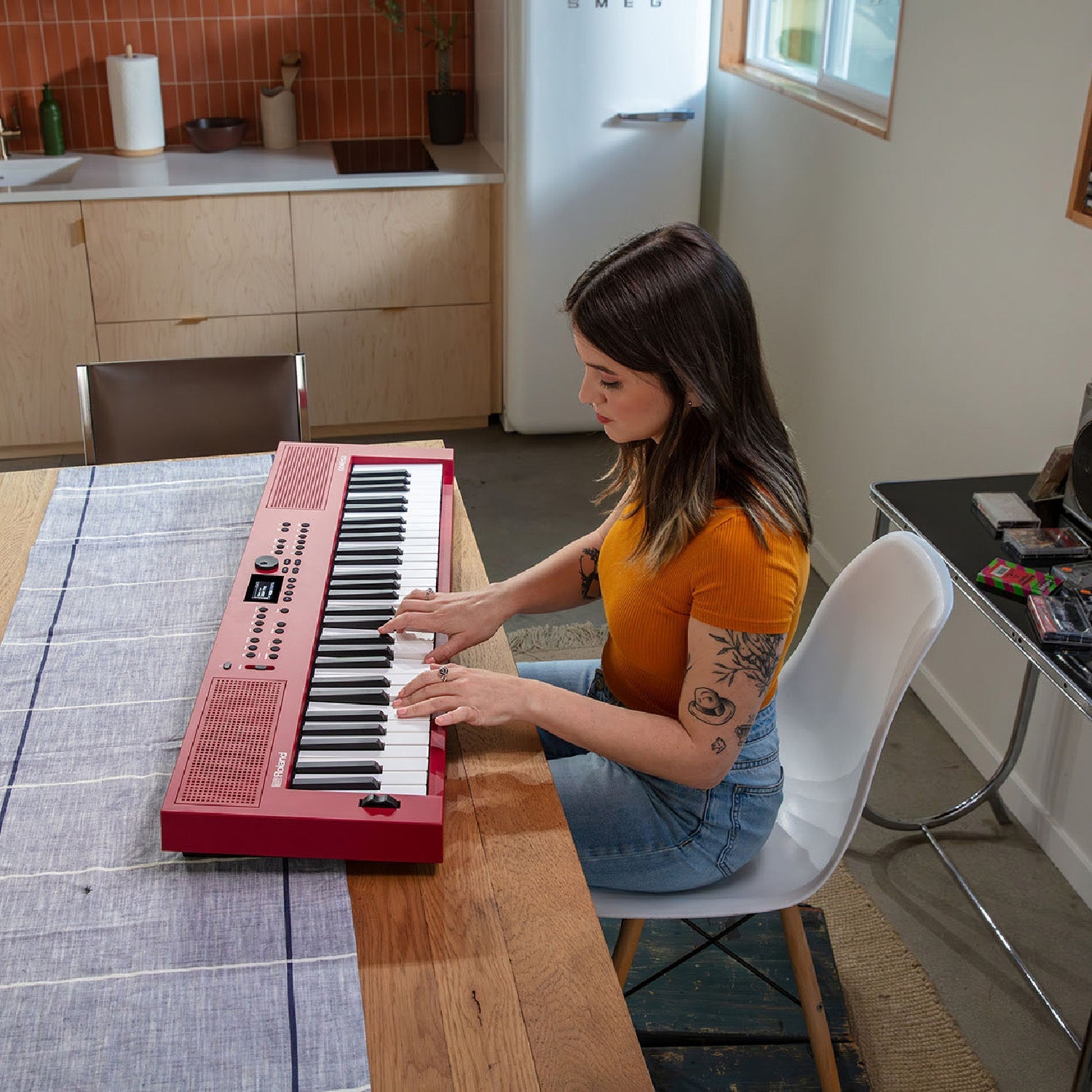 Roland GO:KEYS 3 Music Creation Keyboard – Red