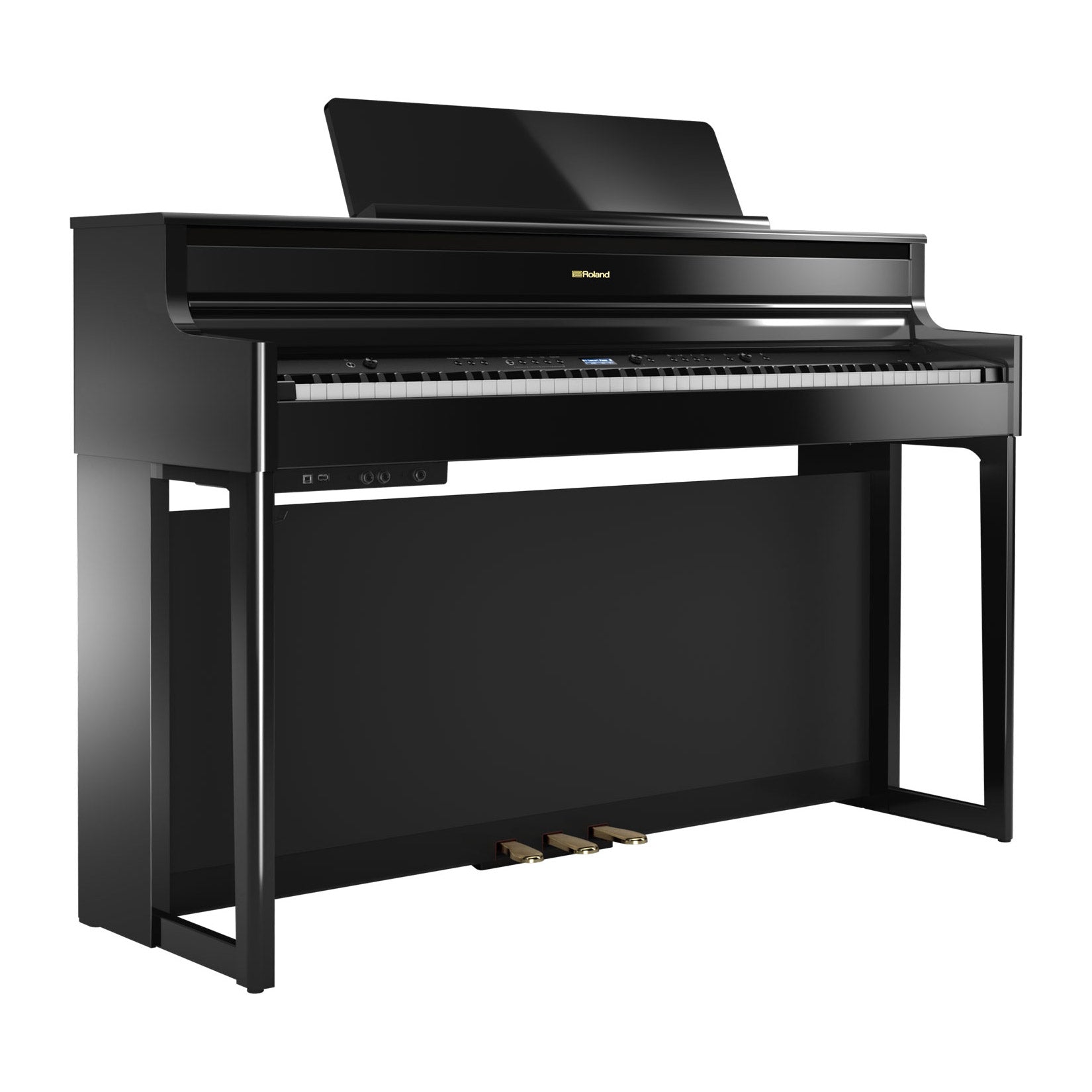 Roland HP704 digital piano – Polished ebony