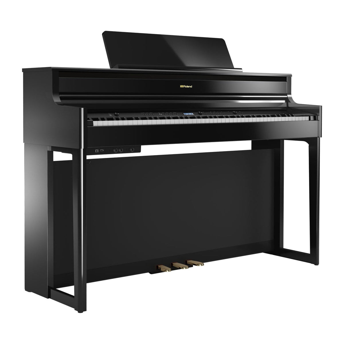 Roland HP704 digital piano – Polished ebony