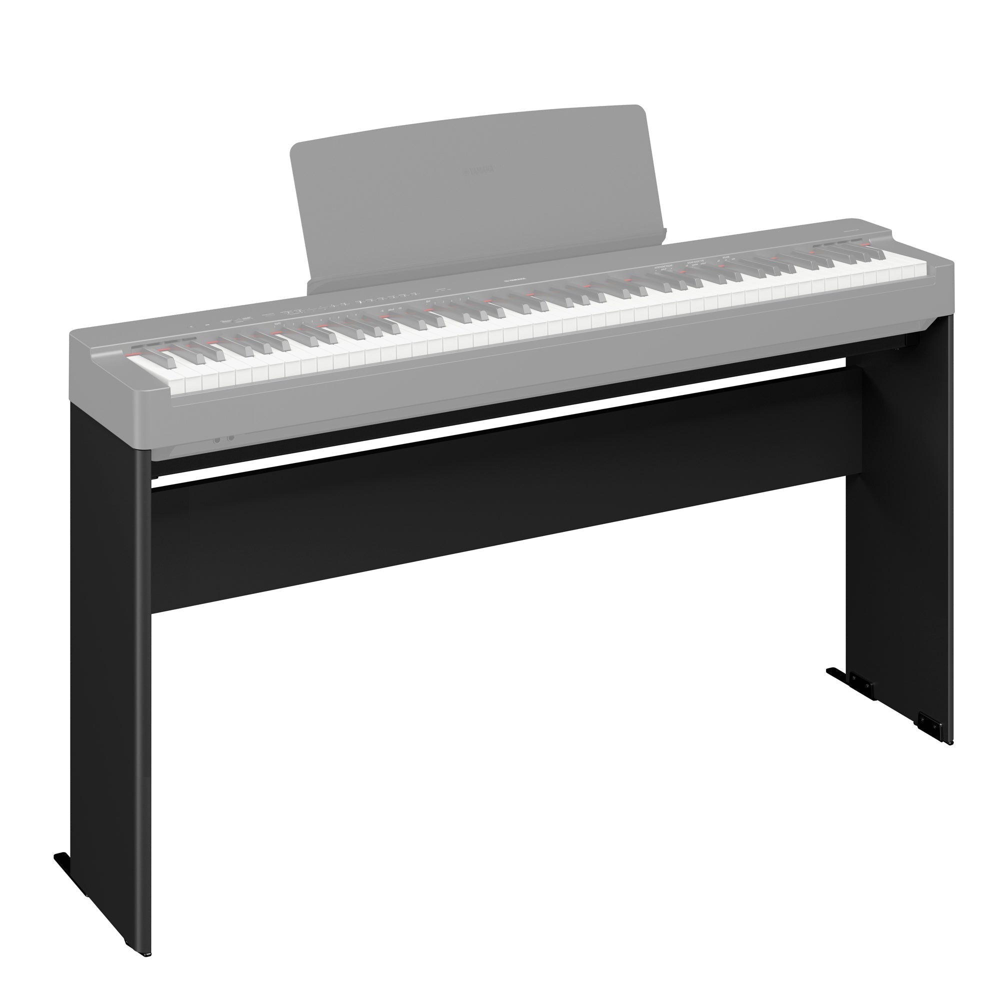 Yamaha L-200 fixed stand for the P-225 digital piano – Black