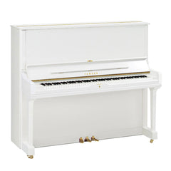Yamaha YUS3 upright piano – Polished White