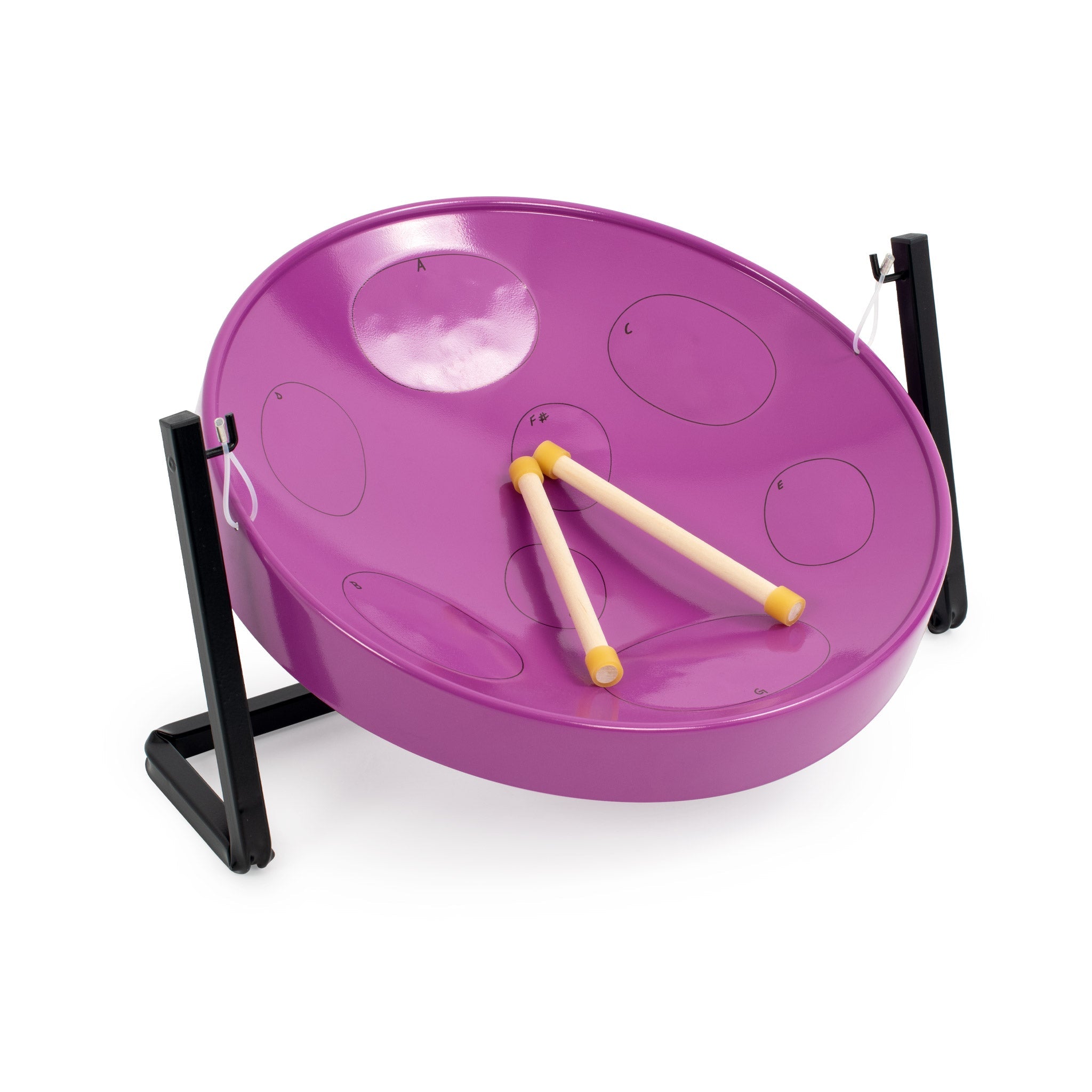 Jumbie Jam table top steel pan – Purple