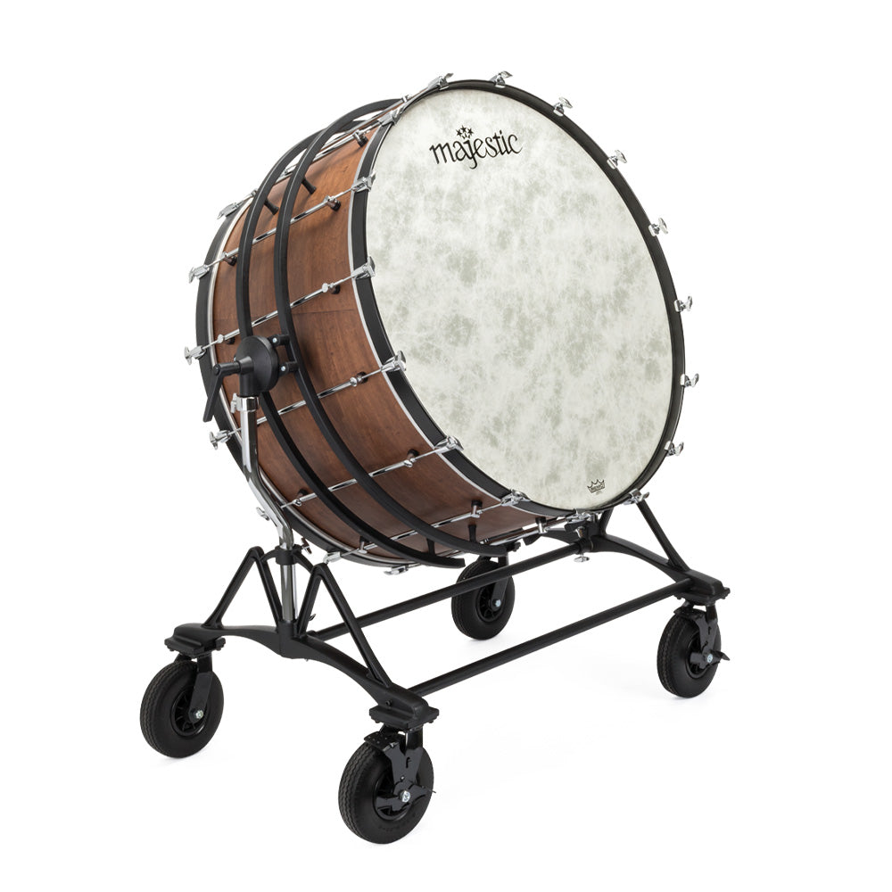Majestic Prophonic concert bass drum with field stand – 32"x18"