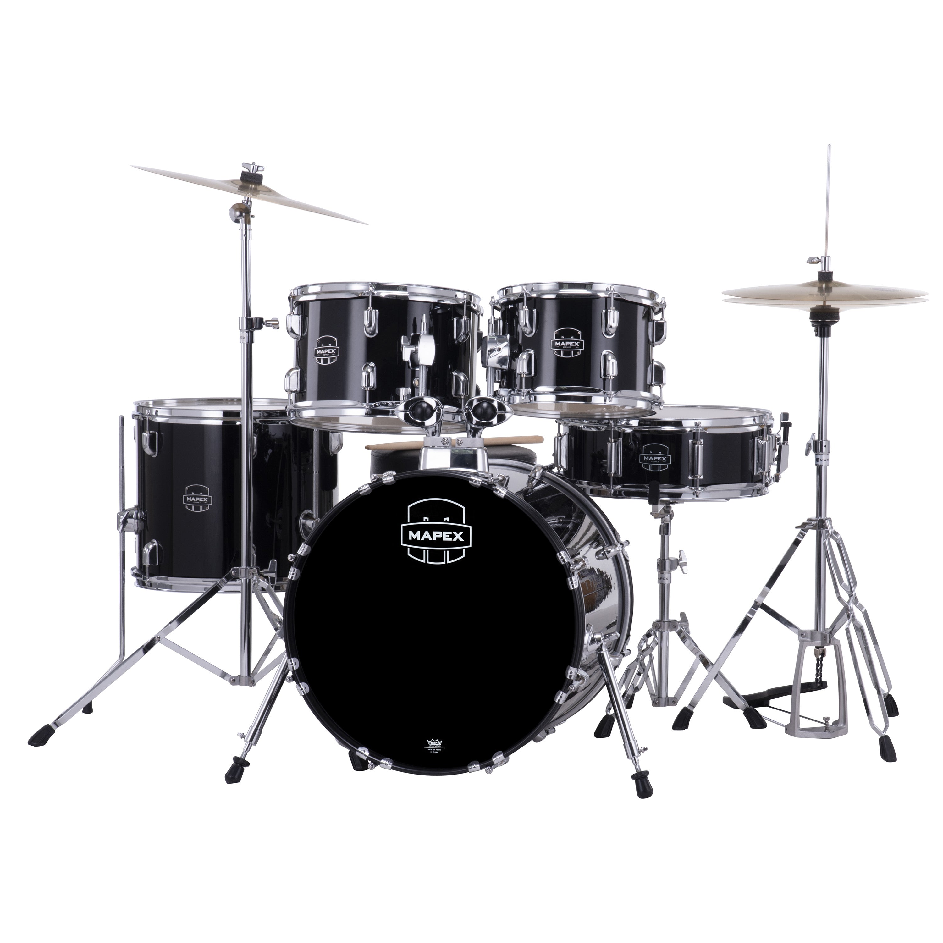 Mapex Comet 18" bebop 5-piece drum kit – Dark Black