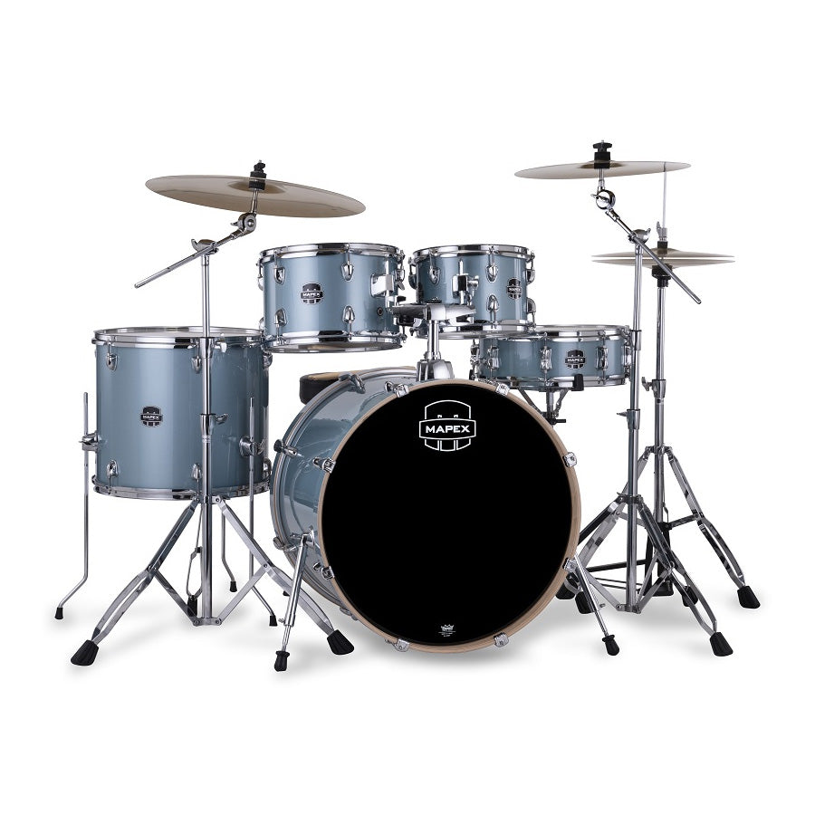 Mapex Venus 20" fusion 5-piece drum kit – Aqua Blue Sparkle