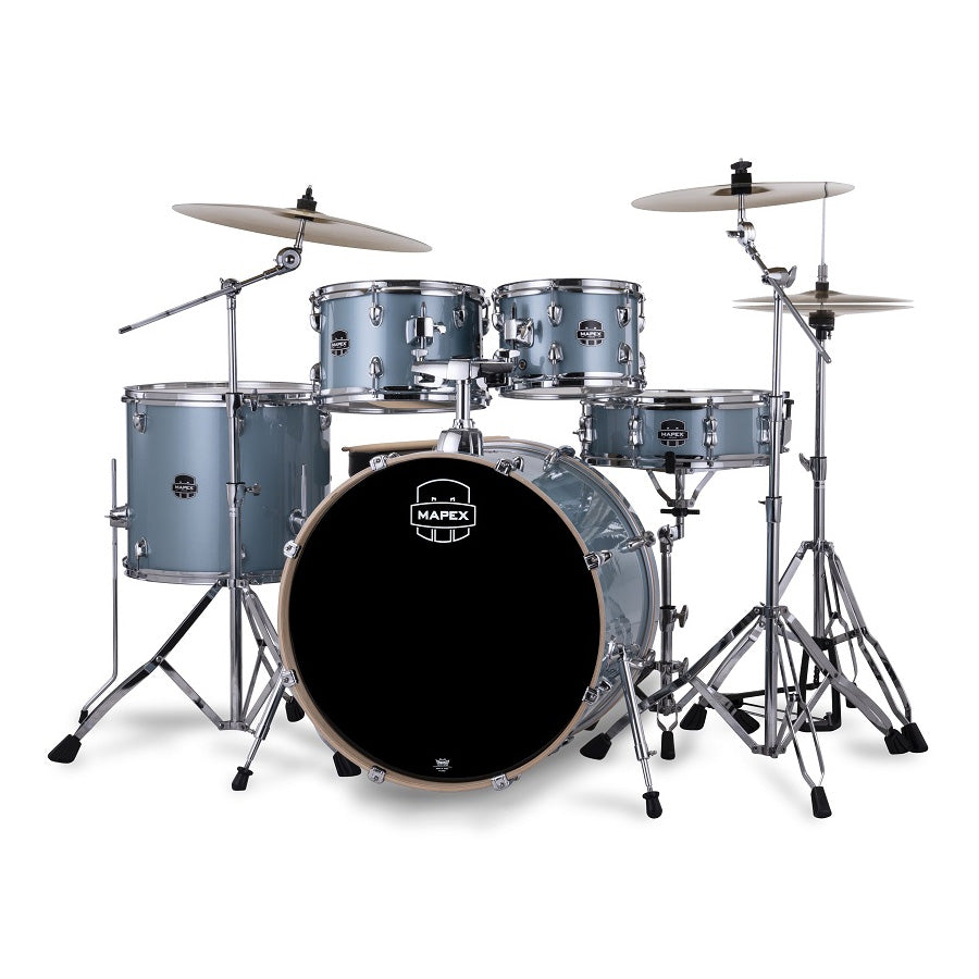 Mapex Venus 20" fusion 5-piece drum kit – Aqua Blue Sparkle