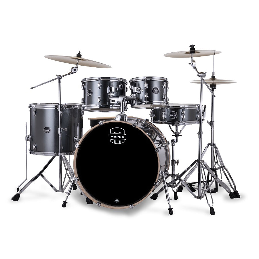 Mapex Venus 20" fusion 5-piece drum kit – Steel Blue Metallic