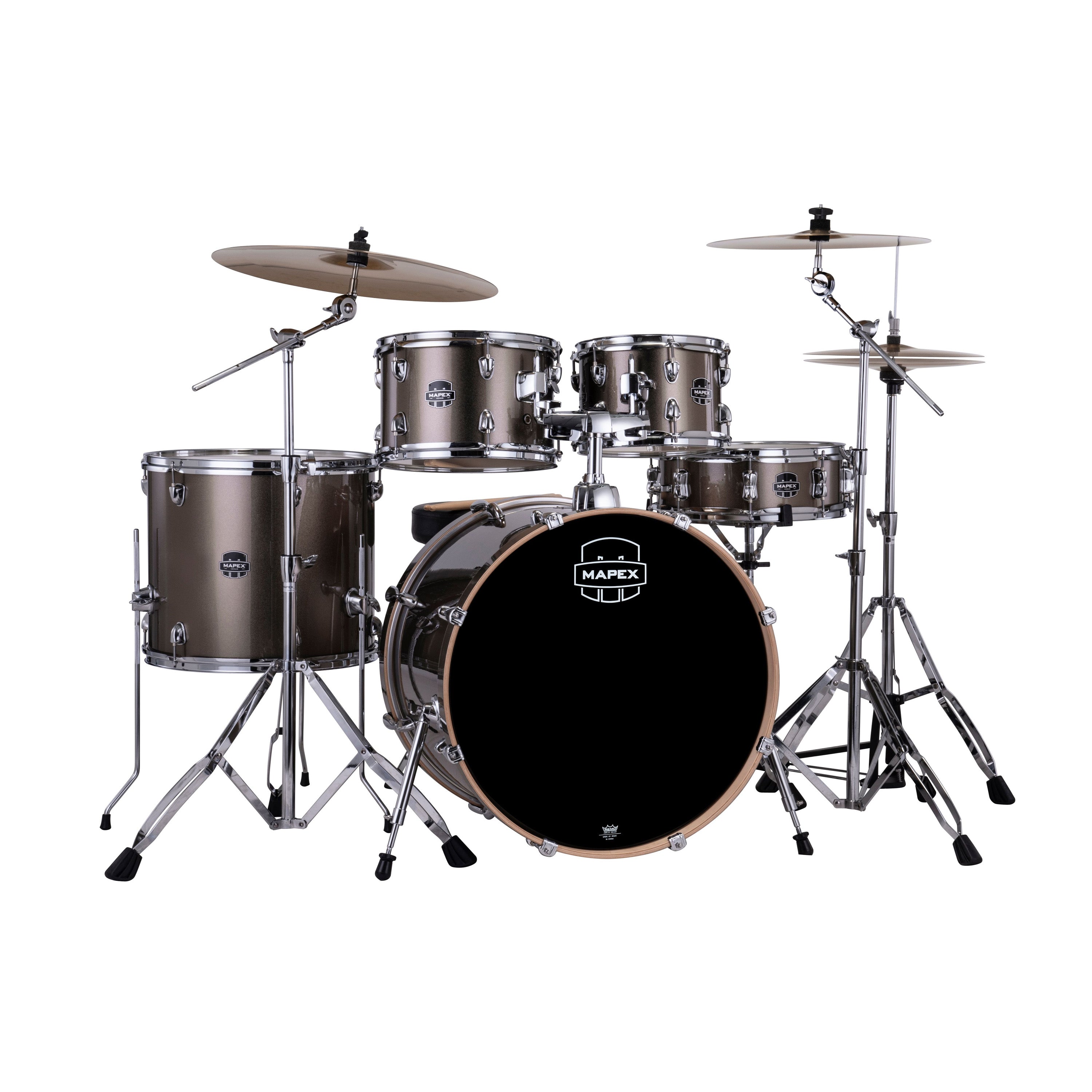 Mapex Venus 22" rock 5-piece drum kit – Copper Metallic