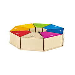 NINO Deluxe classroom cajon 8-piece set with wooden baseplate