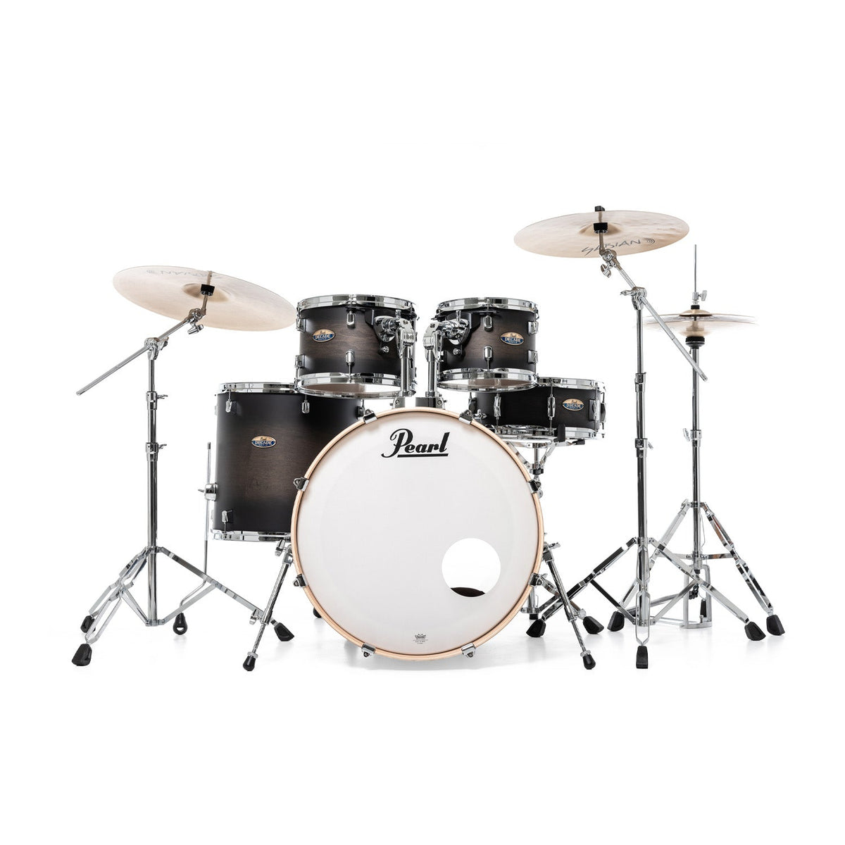 Pearl Decade 22" rock 5-piece drum kit – Black burst