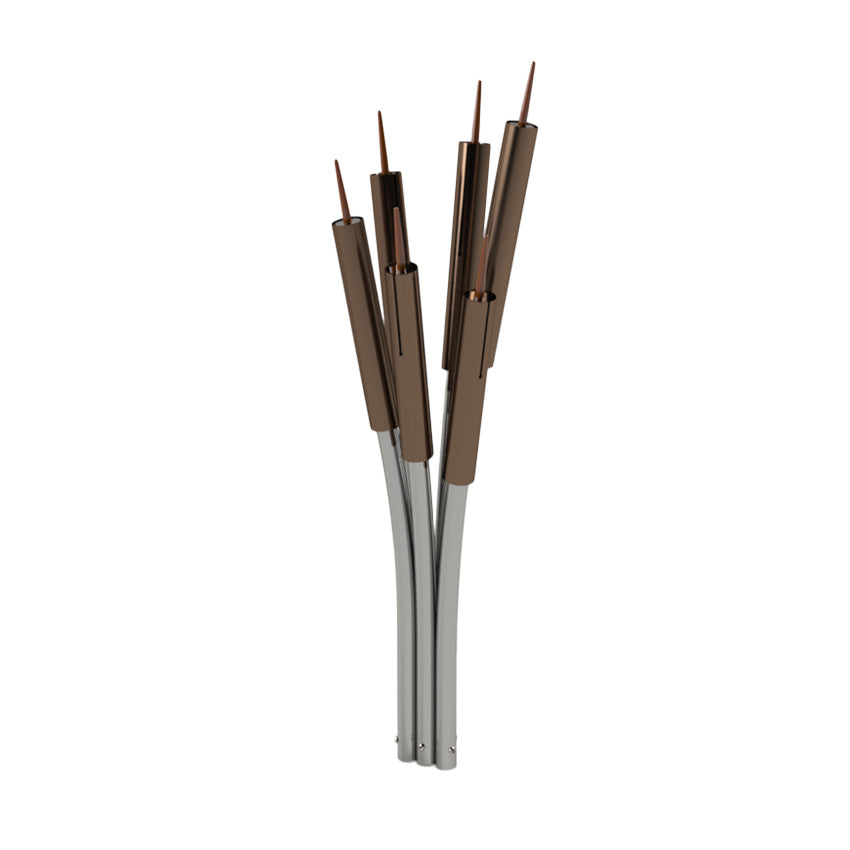 Percussion Play cattails A-minor, set of 6 – Ground install