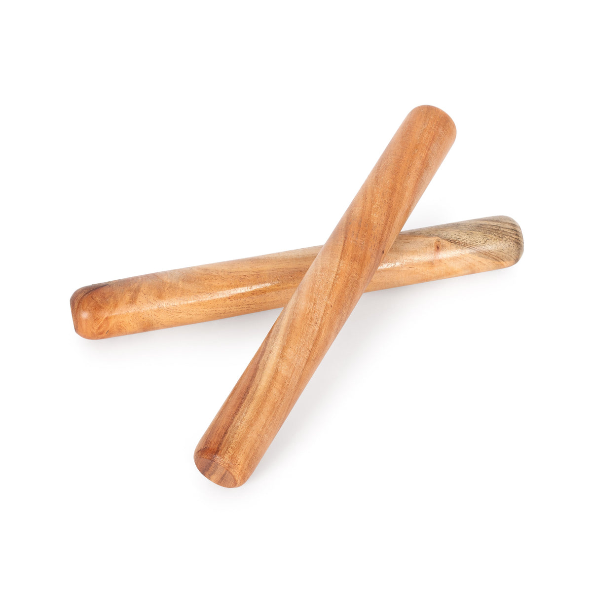 Percussion Plus 8" sheesham wood claves pair