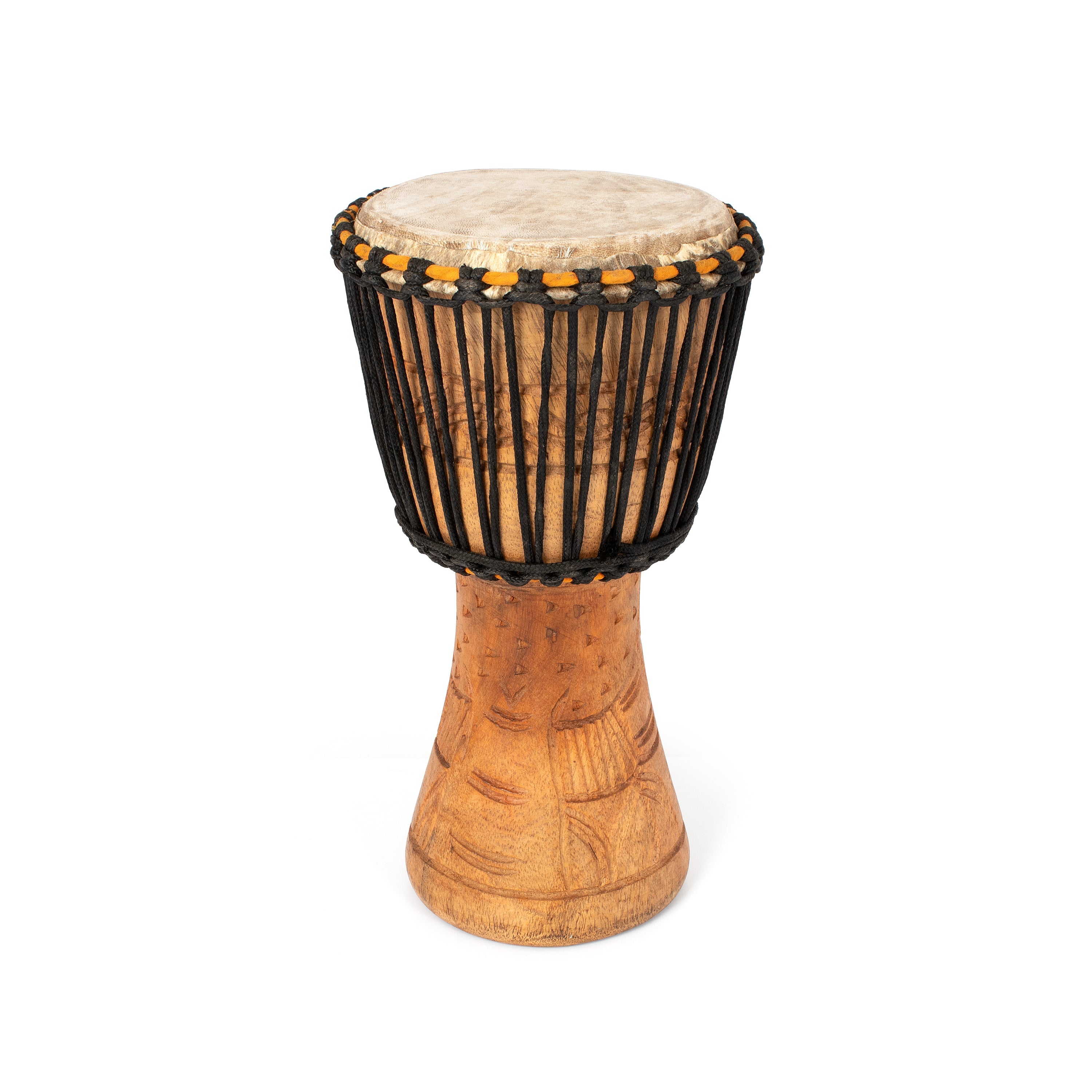 Percussion Plus Honestly Made Ghanaian djembe - rope tuned – 7 inch (head)