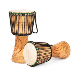 Percussion Plus Honestly Made Ghanaian djembe - rope tuned – 8 inch (head)