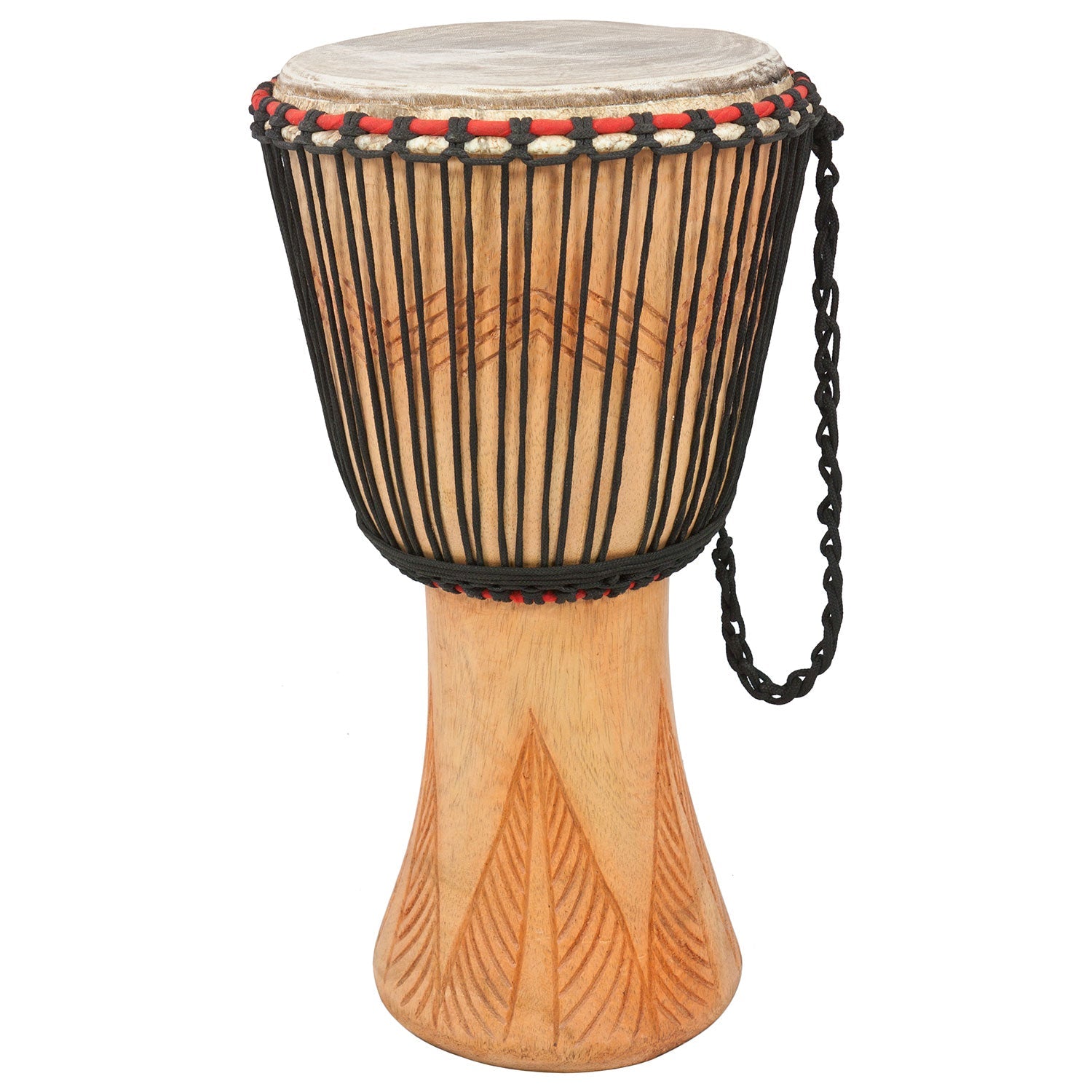 Percussion Plus Honestly Made Ghanaian djembe - rope tuned – 9 inch (head)