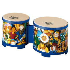 Remo Rhythm Club bongos with 5" and 6" heads