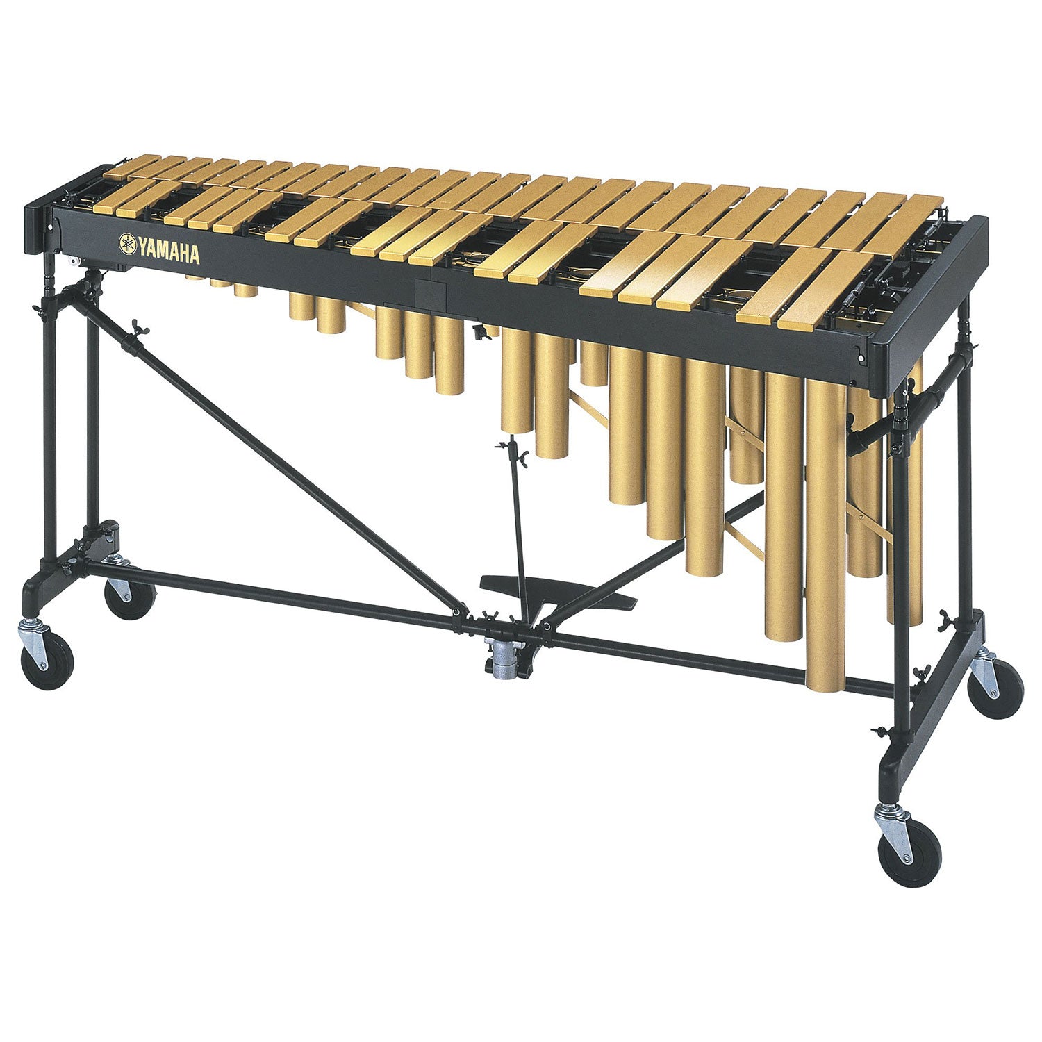 Yamaha 3.5 octave vibraphone in gold satin finish