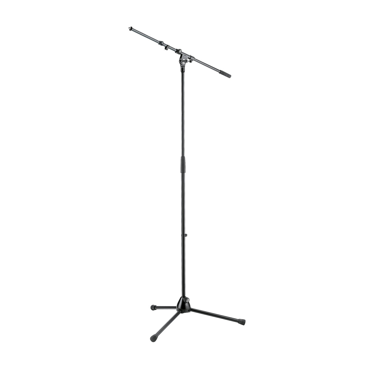 K&M extendable topline boom microphone stand – Black